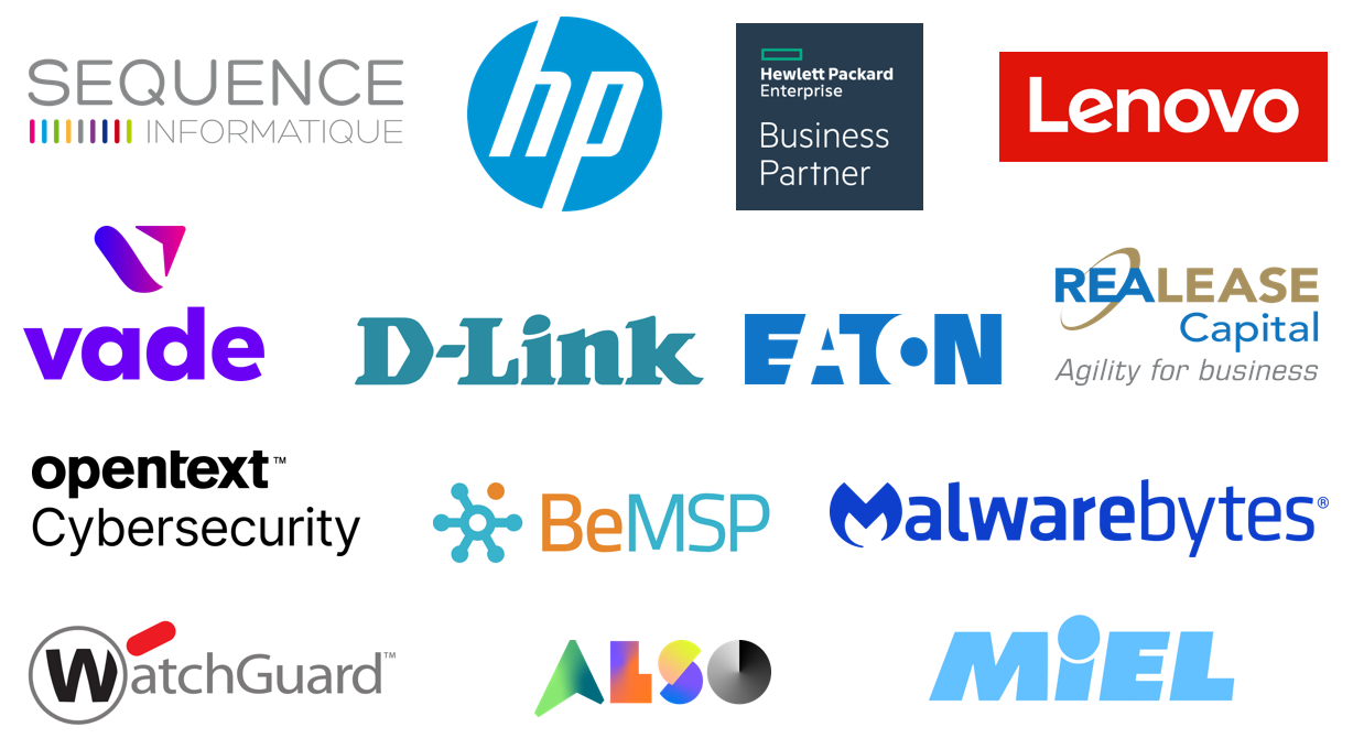 Logos des partenaires informatiques et numériques i3konnect