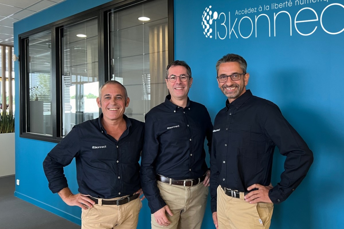Alban, Renaud et Frédéric, les 3 dirigeants de la société informatique nantaise i3konnect, ex-i2ee